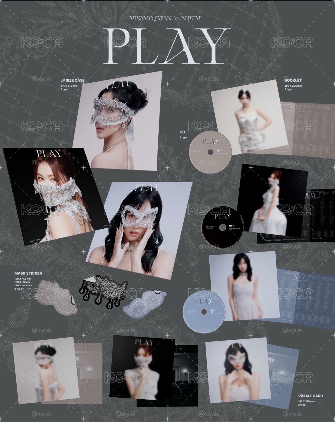 MISAMO 正規一 單封 MINA 個人盤