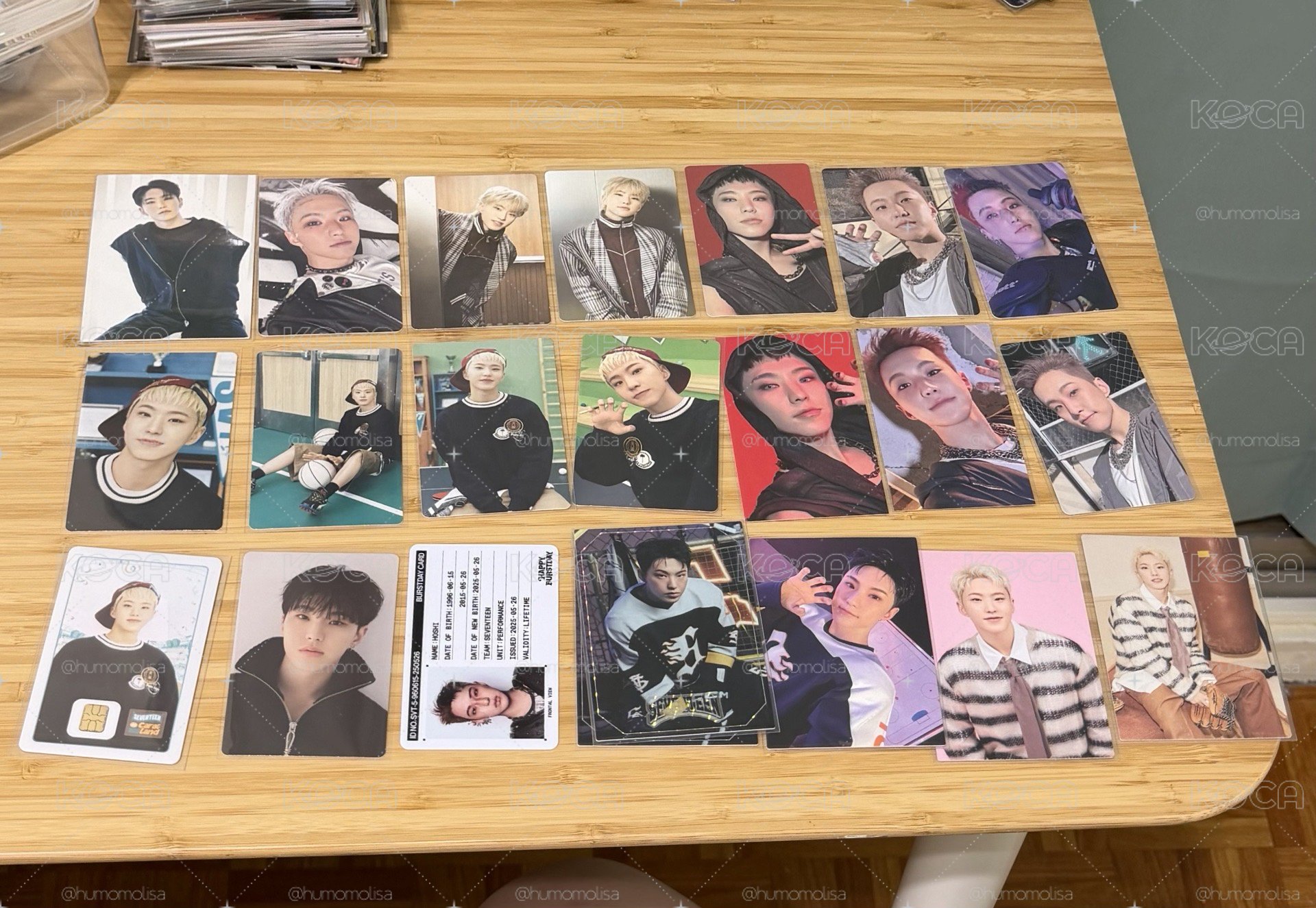 SEVENTEEN Hoshi 小卡們