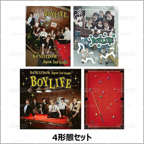 [預購] BOYLIFE 未拆專輯4SET(含環球特典)