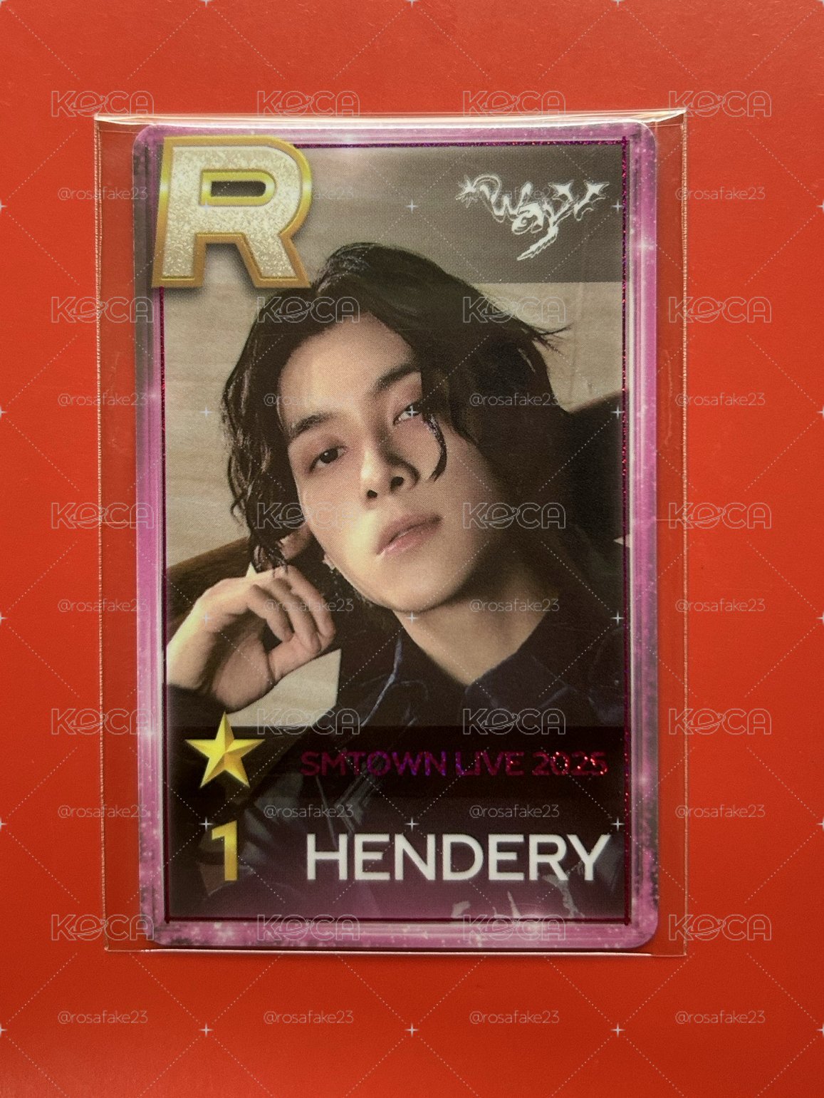 WayV Hendery家族遊戲卡