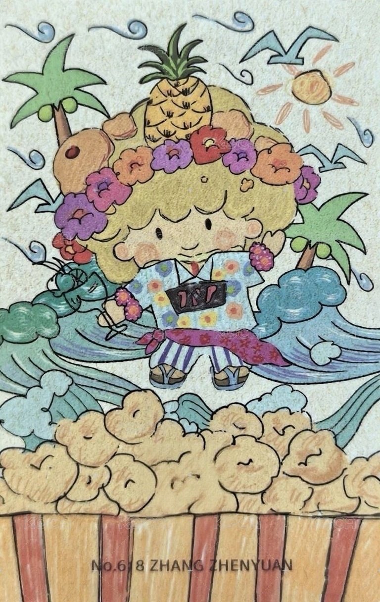 米寶娃抱枕 周邊卡  背面