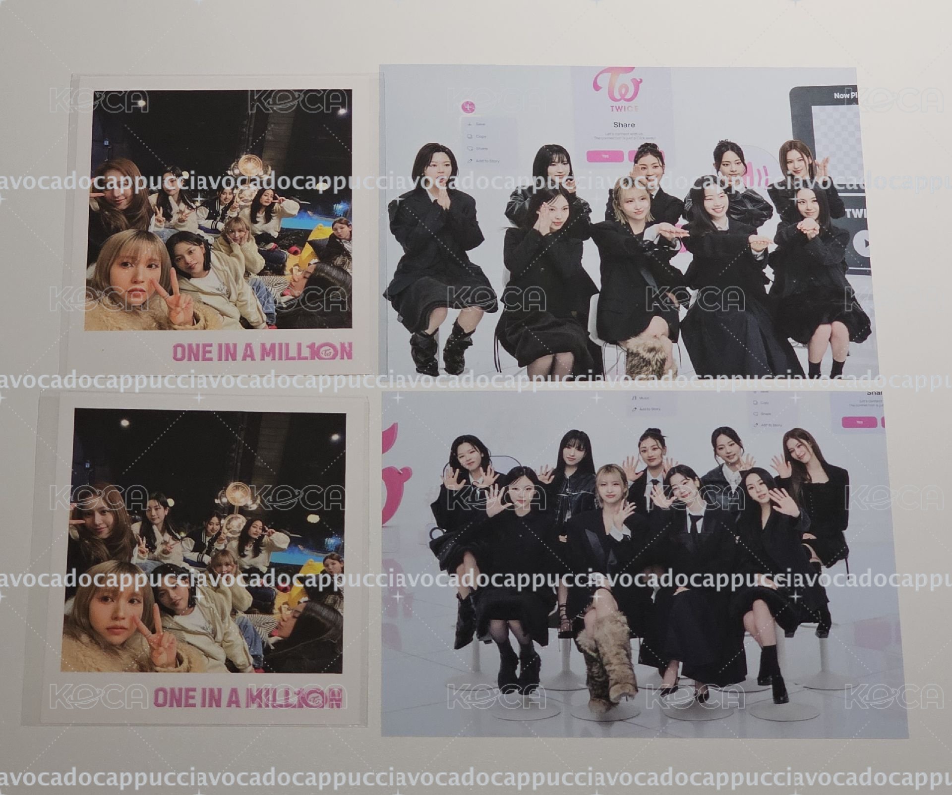 TWICE 10週年 電影明信片 拍立得 海報