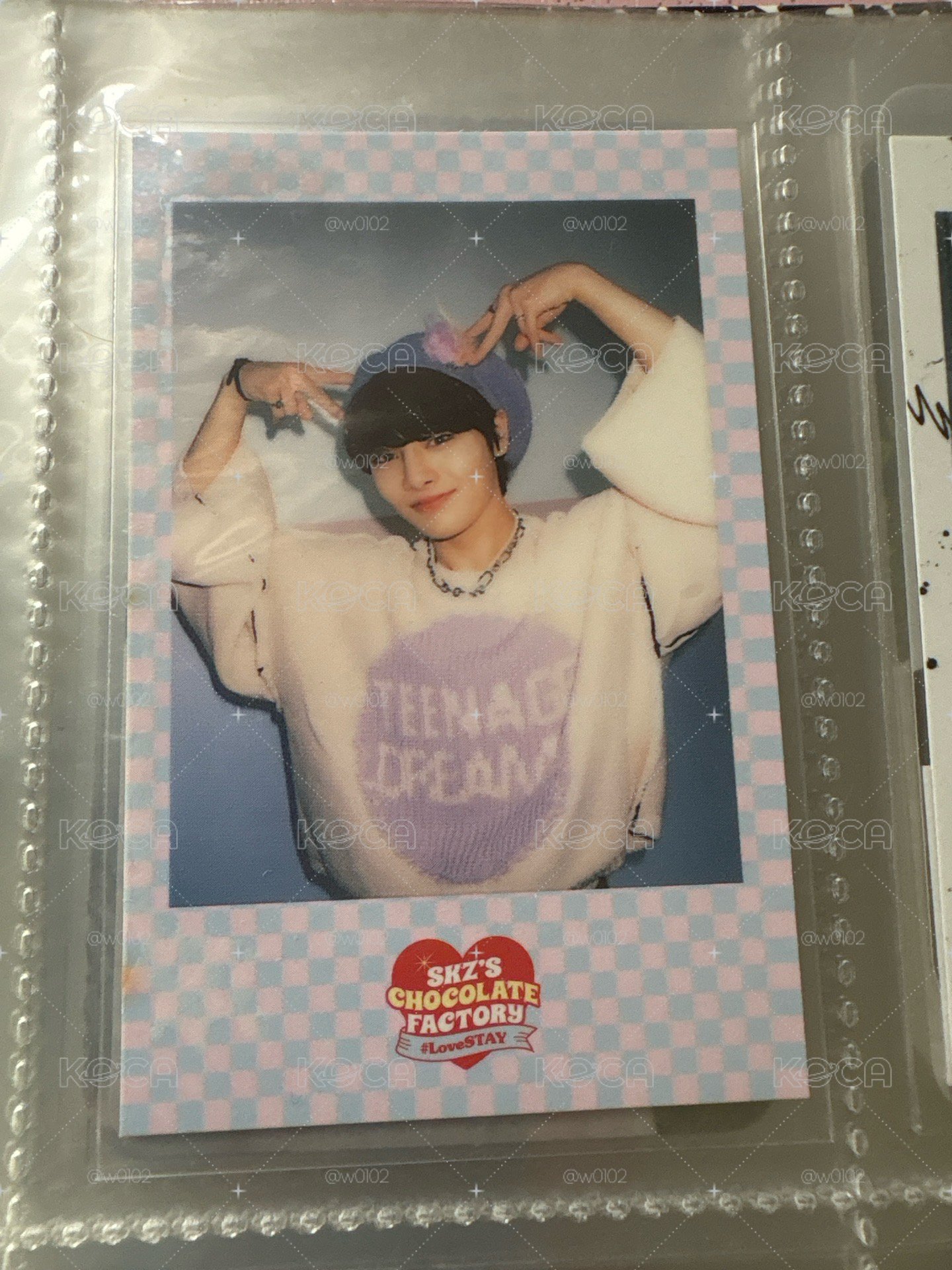 StrayKids 梁精寅拍立得