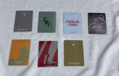 SEVENTEEN Woozi 李知勳 photocards