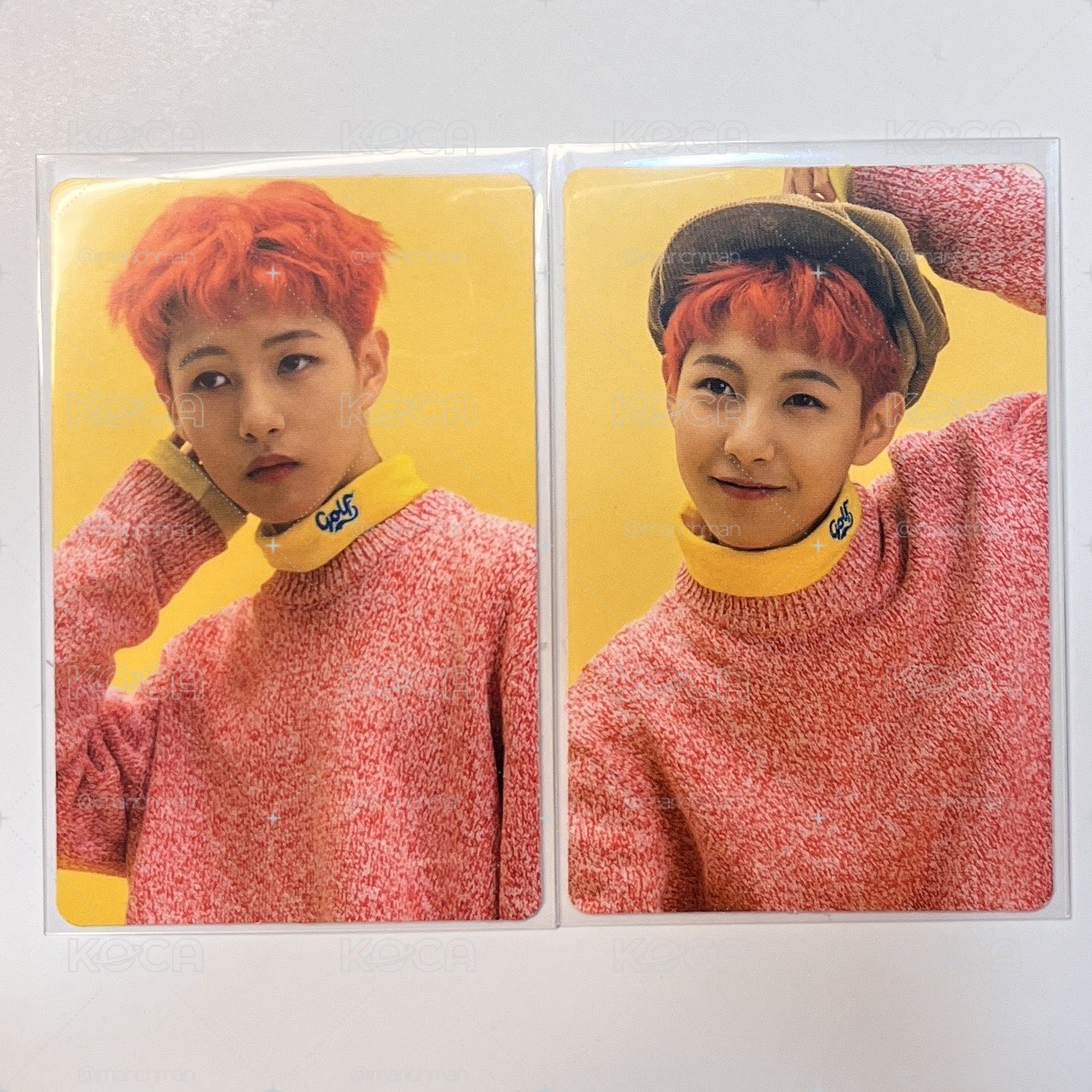 nct dream renjun 仁俊 the first貼紙卡