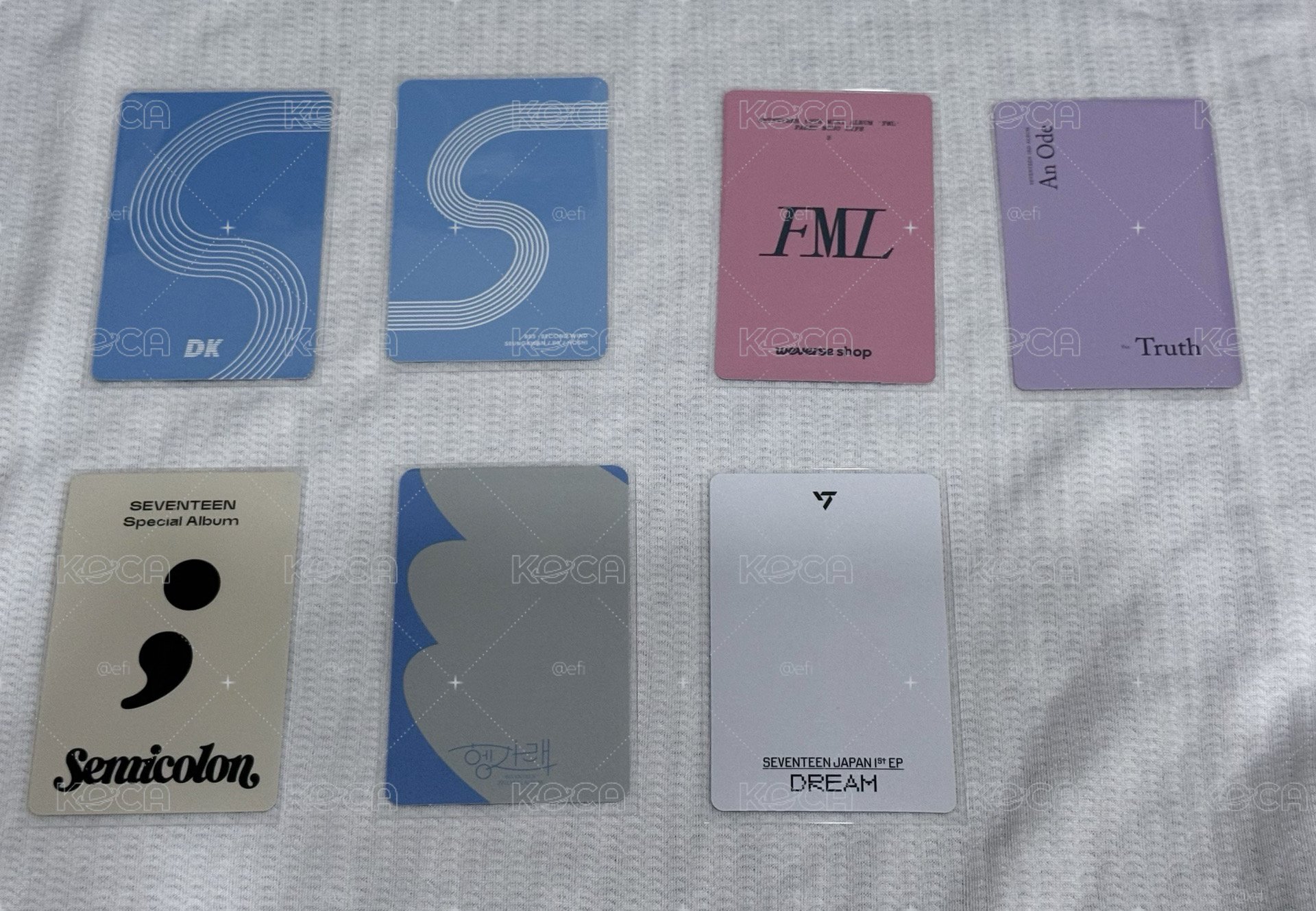 SEVENTEEN DK 李碩珉 photocards