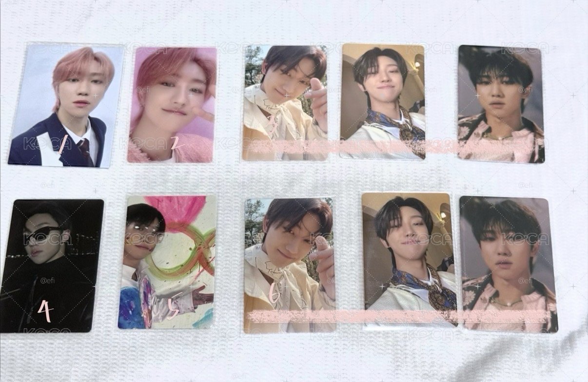 SEVENTEEN The 8 徐明浩 photocards