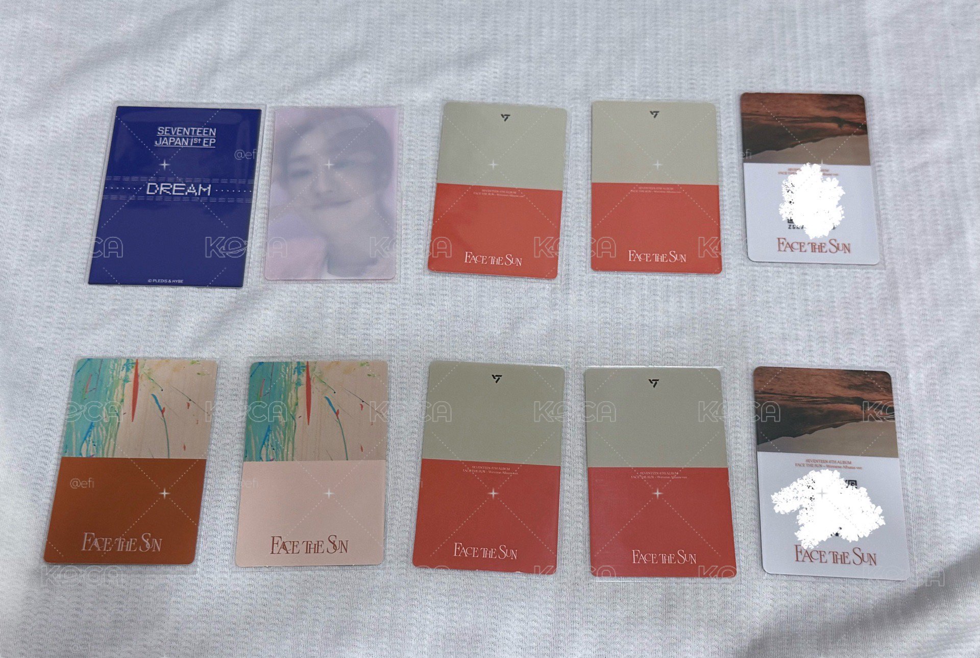 SEVENTEEN The 8 徐明浩 photocards