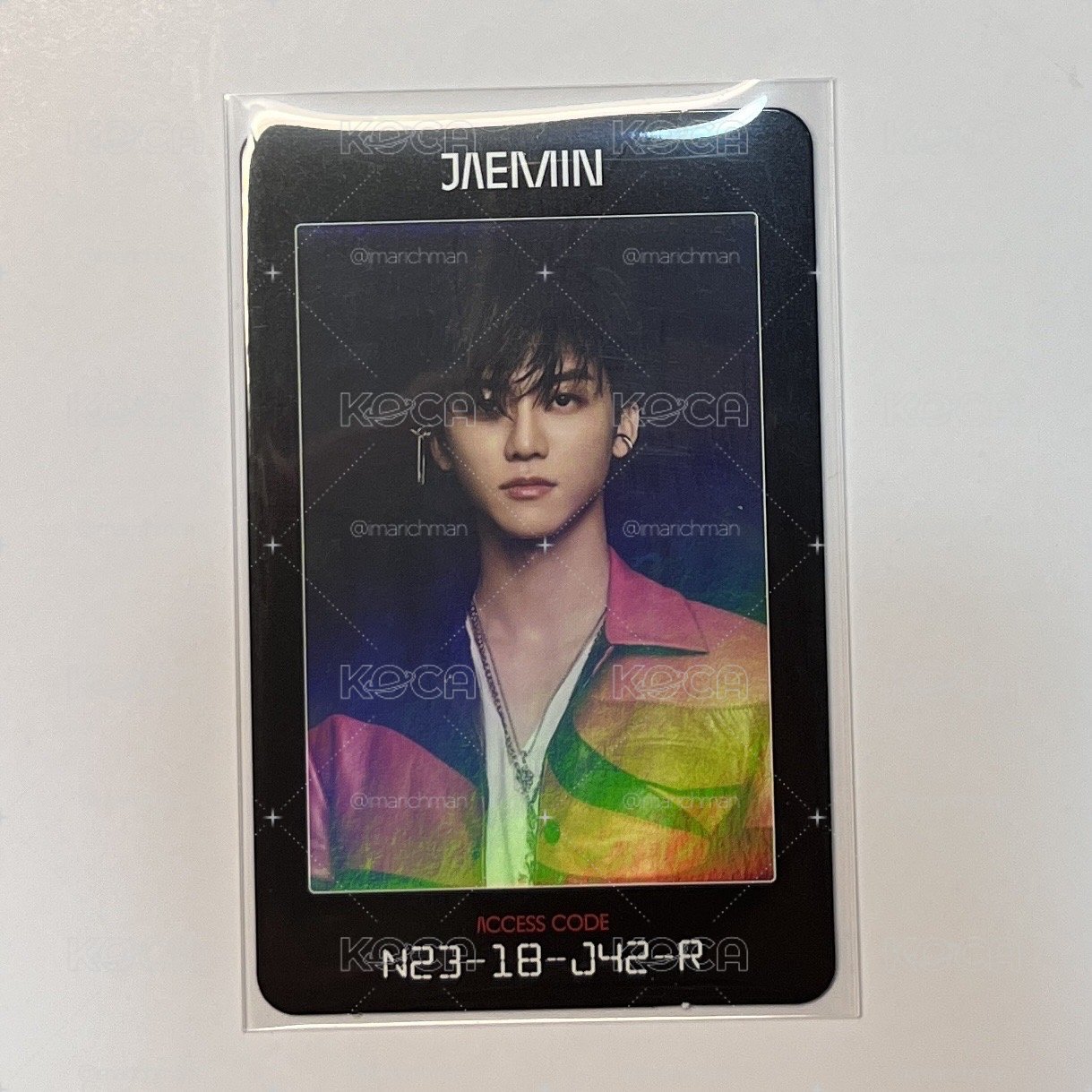 nct dream jaemin 渽民 2020門禁卡