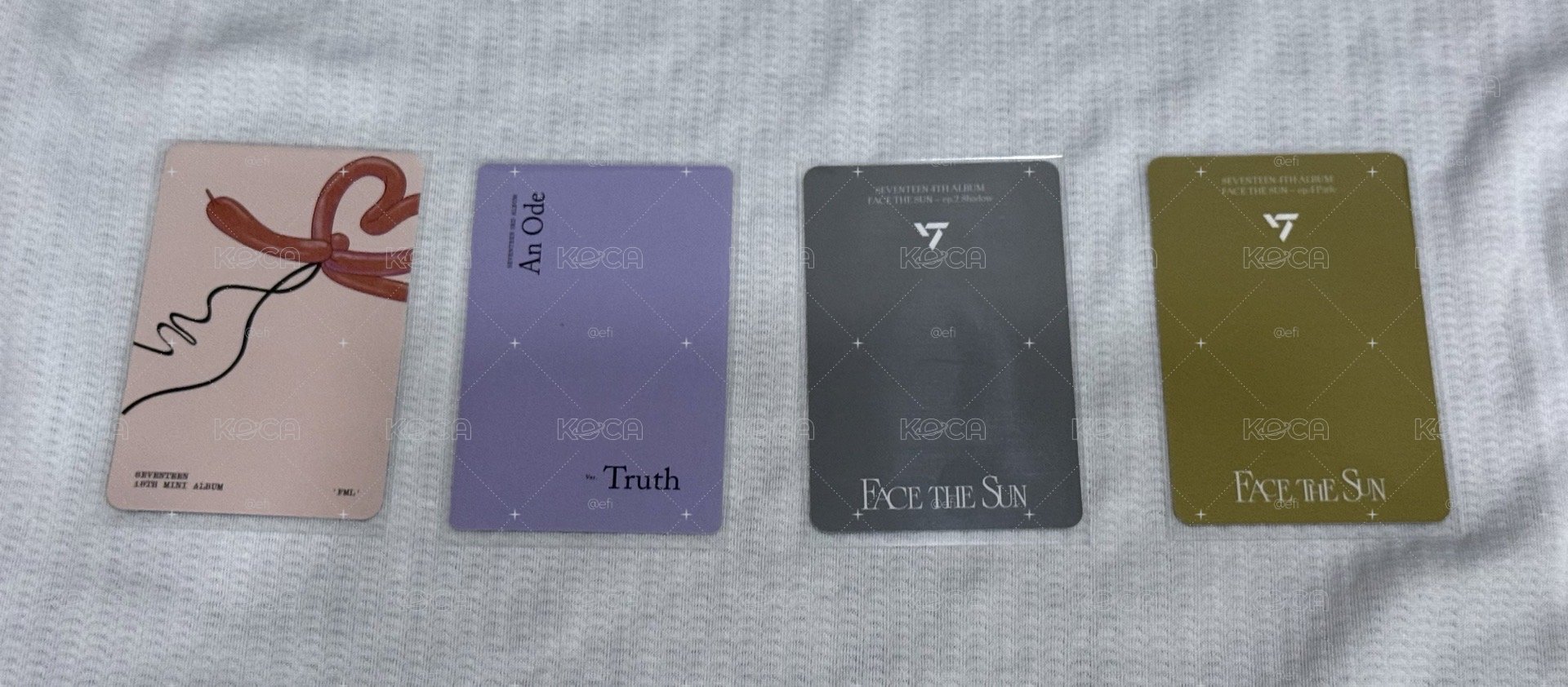 SEVENTEEN Dino 李燦 photocards