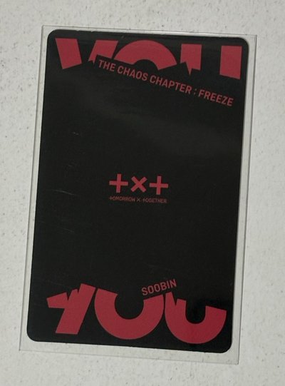 正二 專輯卡 YOU版 SOOBIN+WORLD版HUENINGKAI