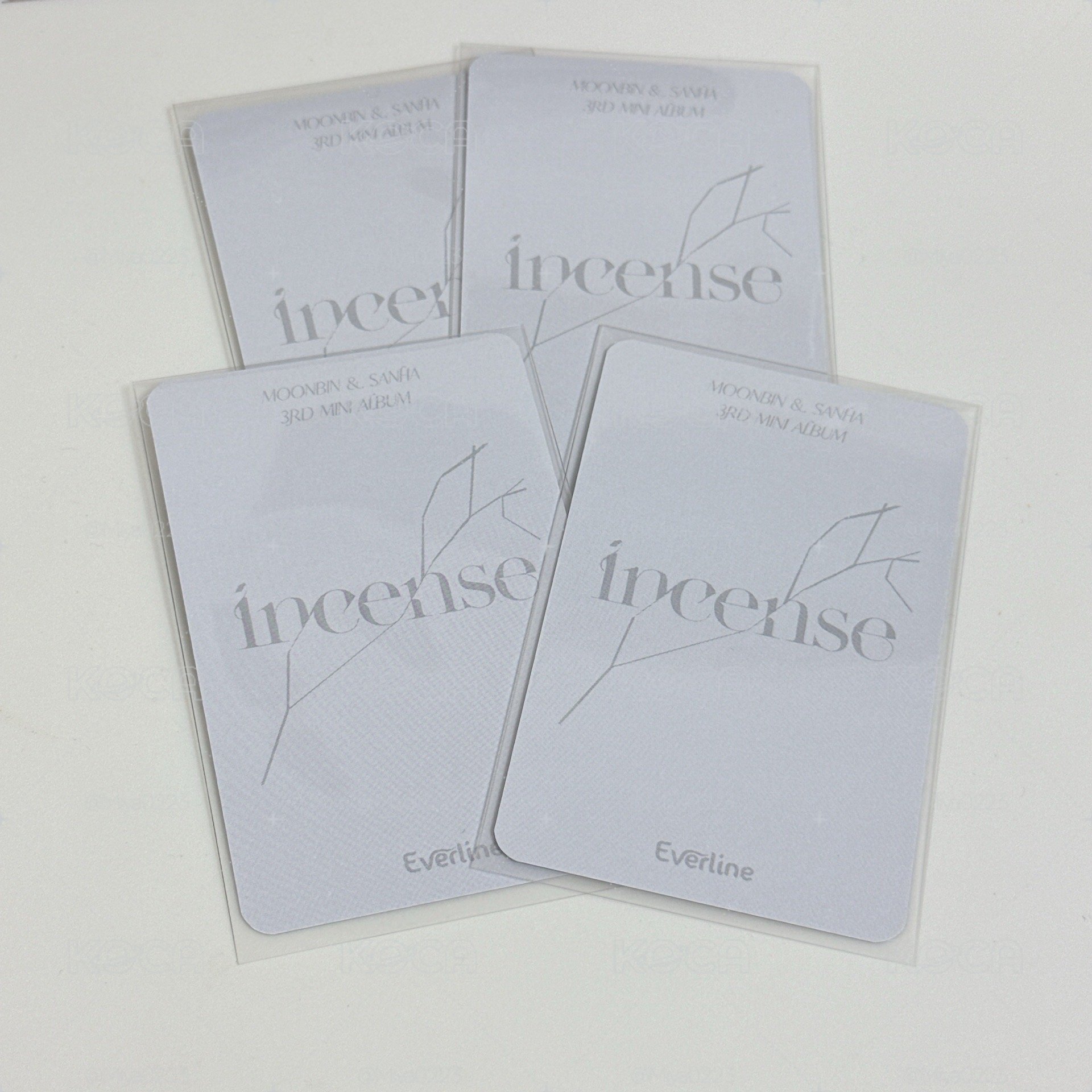 INCENSE EVERLINE特典卡
