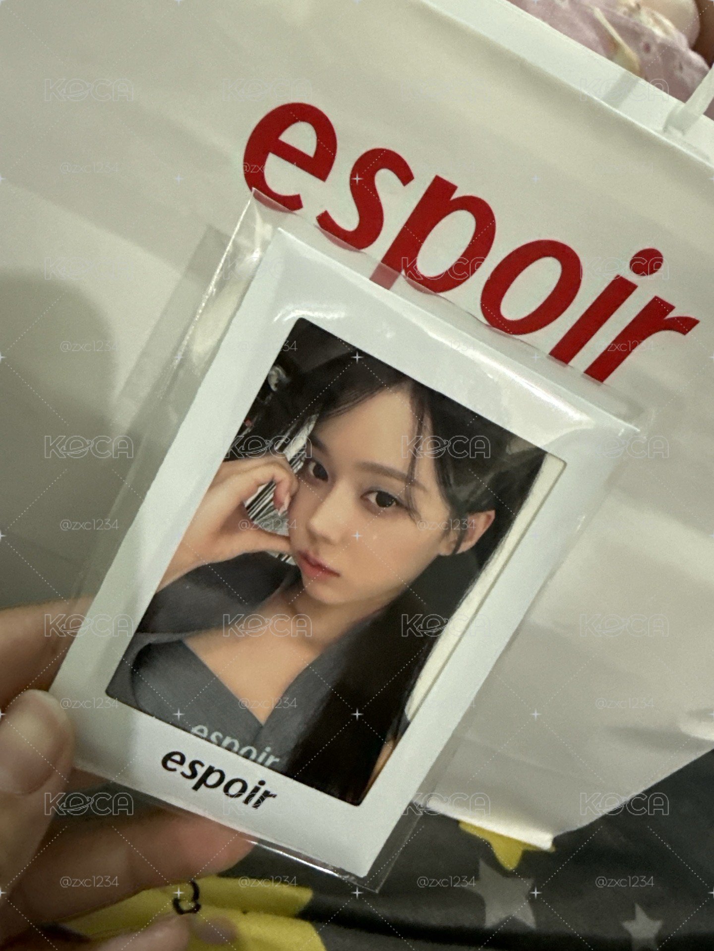 aespa 冬 espoir 代言卡5.0