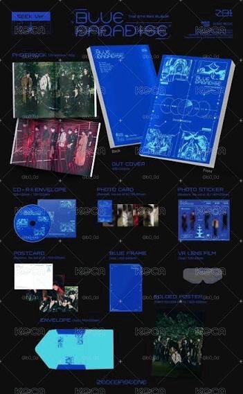 ZB1 迷你五輯《Blue Paradise》全新未拆封專輯 一般版 無特典