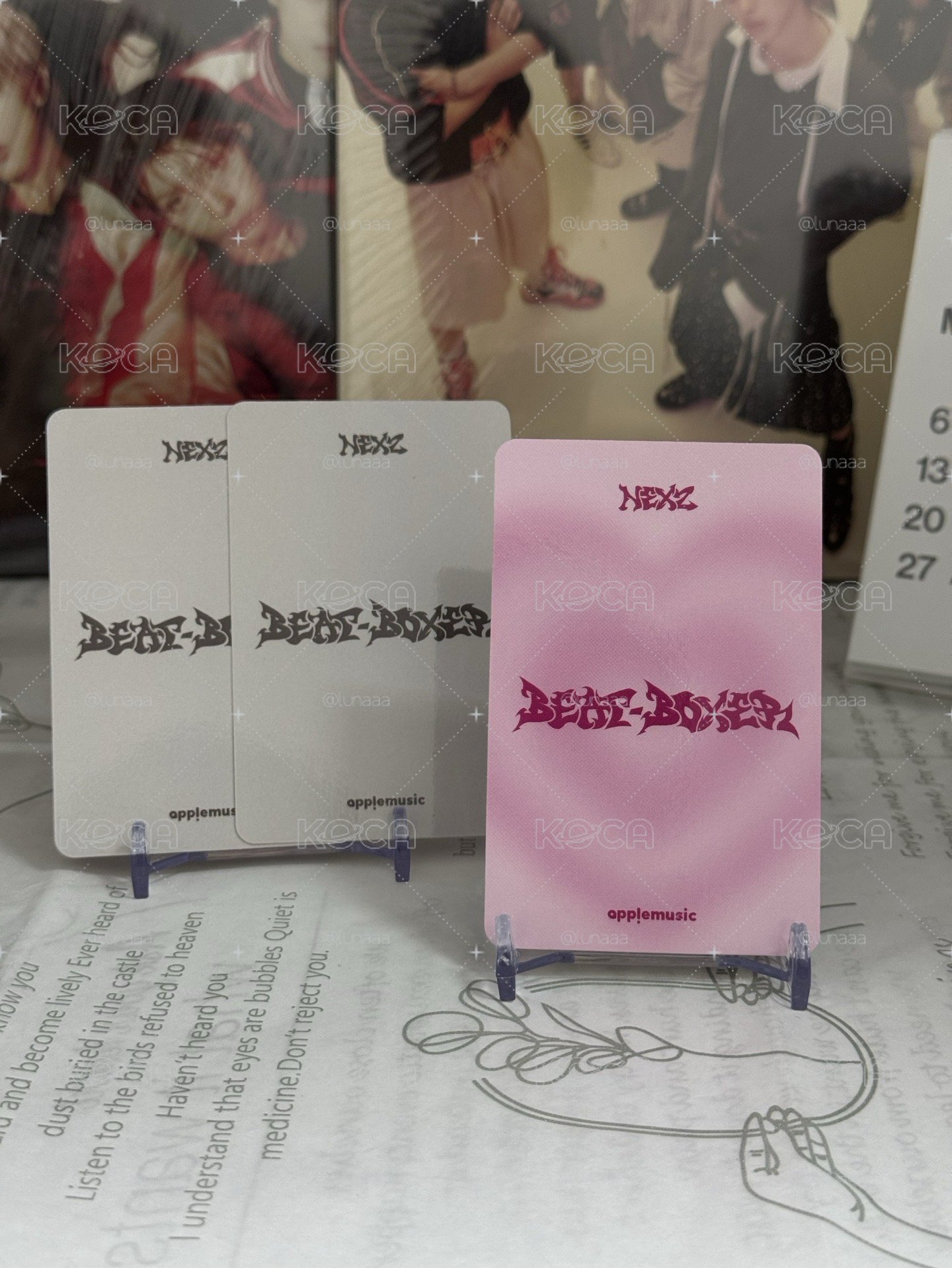 NEXZ 🐾 迷三 am 幸運卡 LD卡 手心卡