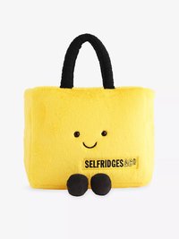 Selfridges Amuseables S娃 Bag 黃色手提購物袋