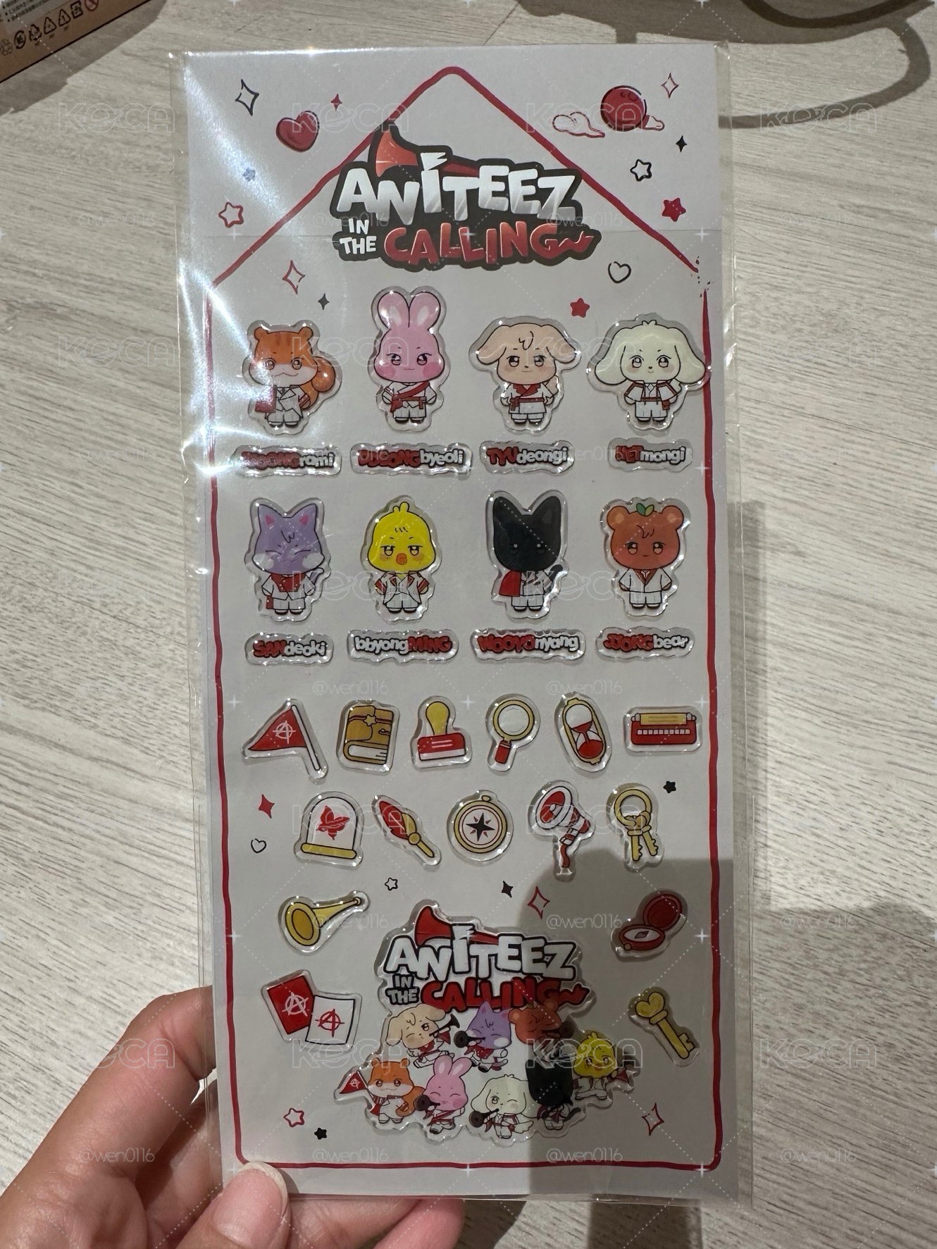 ANITEEZ IN THE CALLING 貼紙