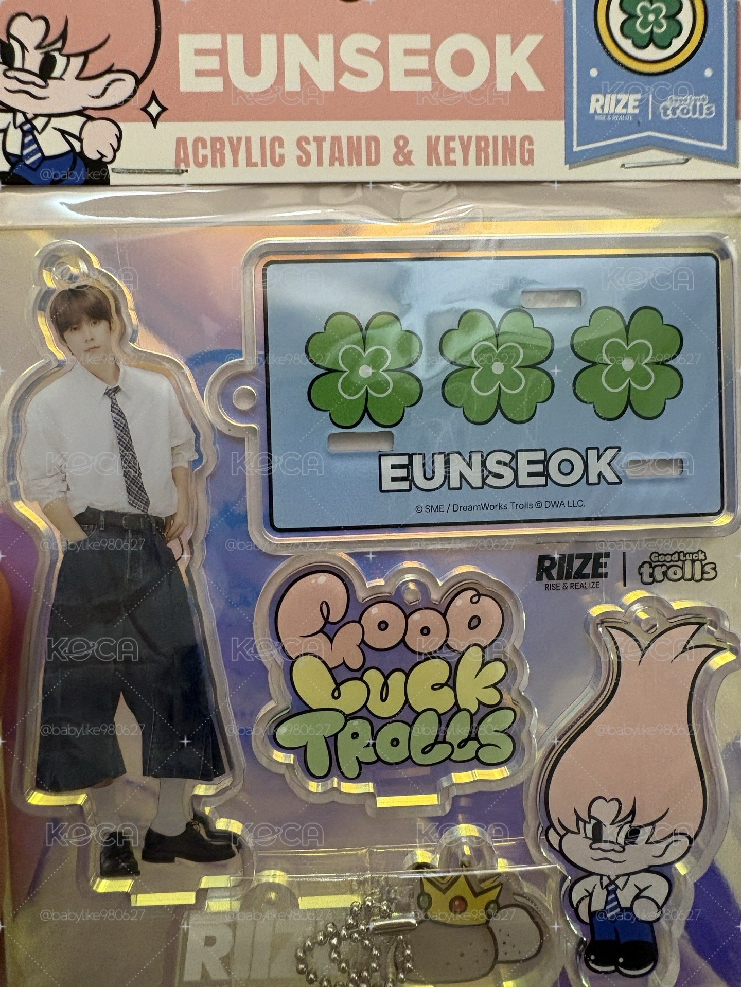 riize eunseok 魔法精靈聯名小立牌（也可當吊飾