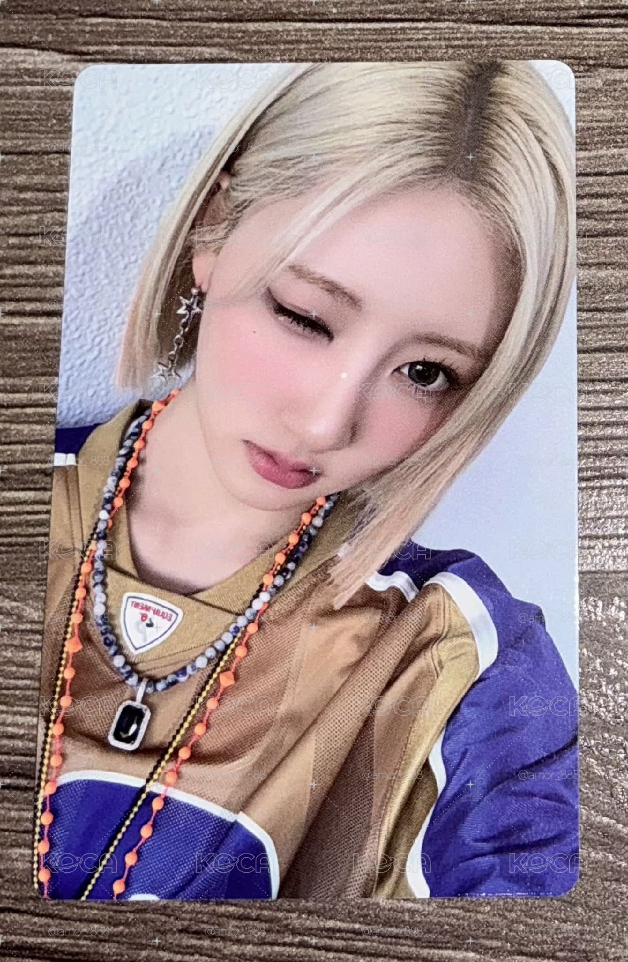 藍 Hello Monsters wvs 幸運卡