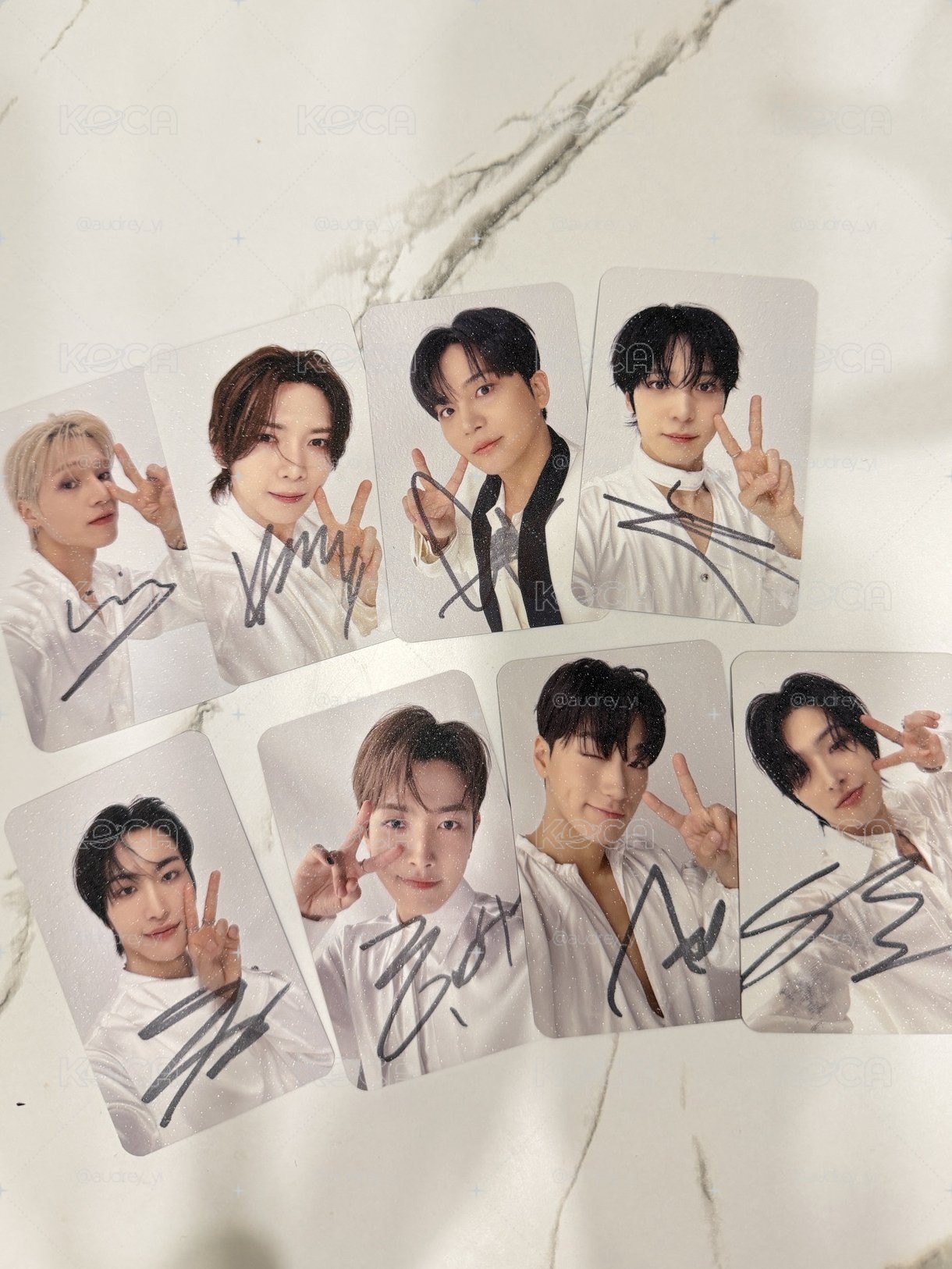 Ateez 親簽iyf亞巡亮亮zone卡