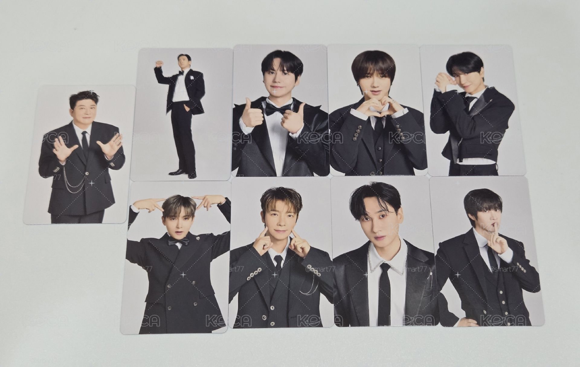 super junior 名古屋12/14 P席卡 一套9張