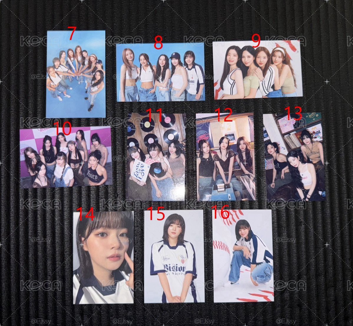 TWICE 官方周邊、小卡