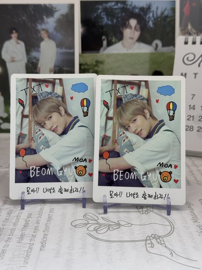 TXT 崔杋圭 21Fanlive 隨機卡 四寸卡