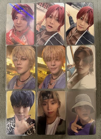 NCT Yuta 中本悠太 小卡 特典卡 專卡
