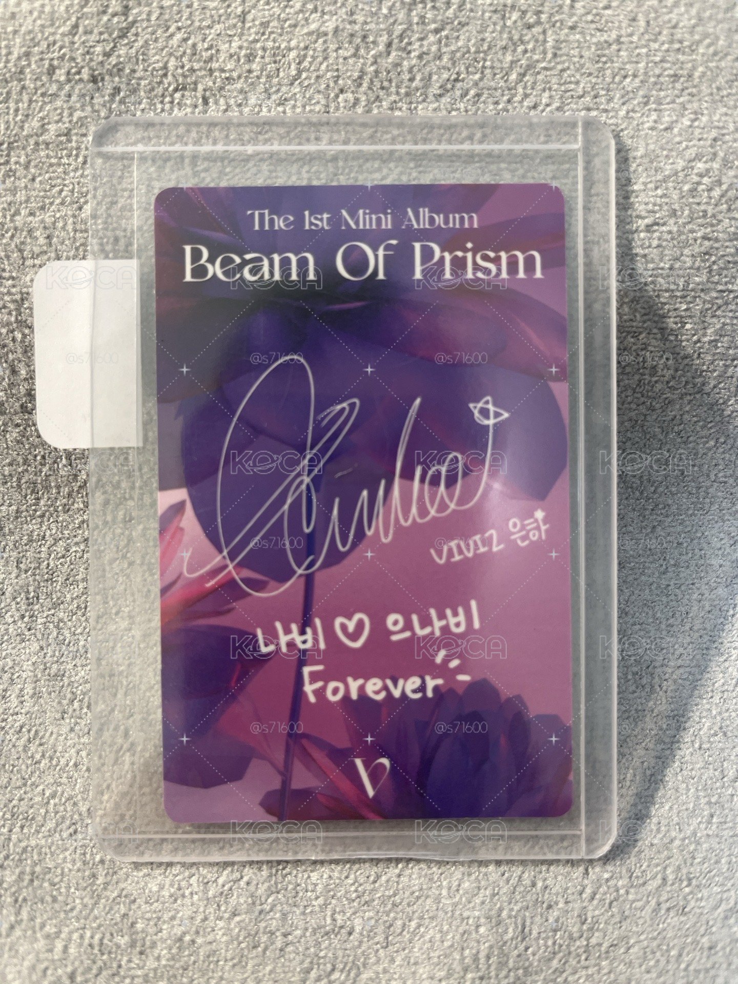VIVIZ Eunha 銀河 迷一 專輯卡 