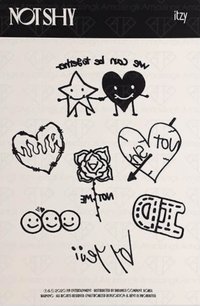 Not Shy 預售禮 紋身貼紙 