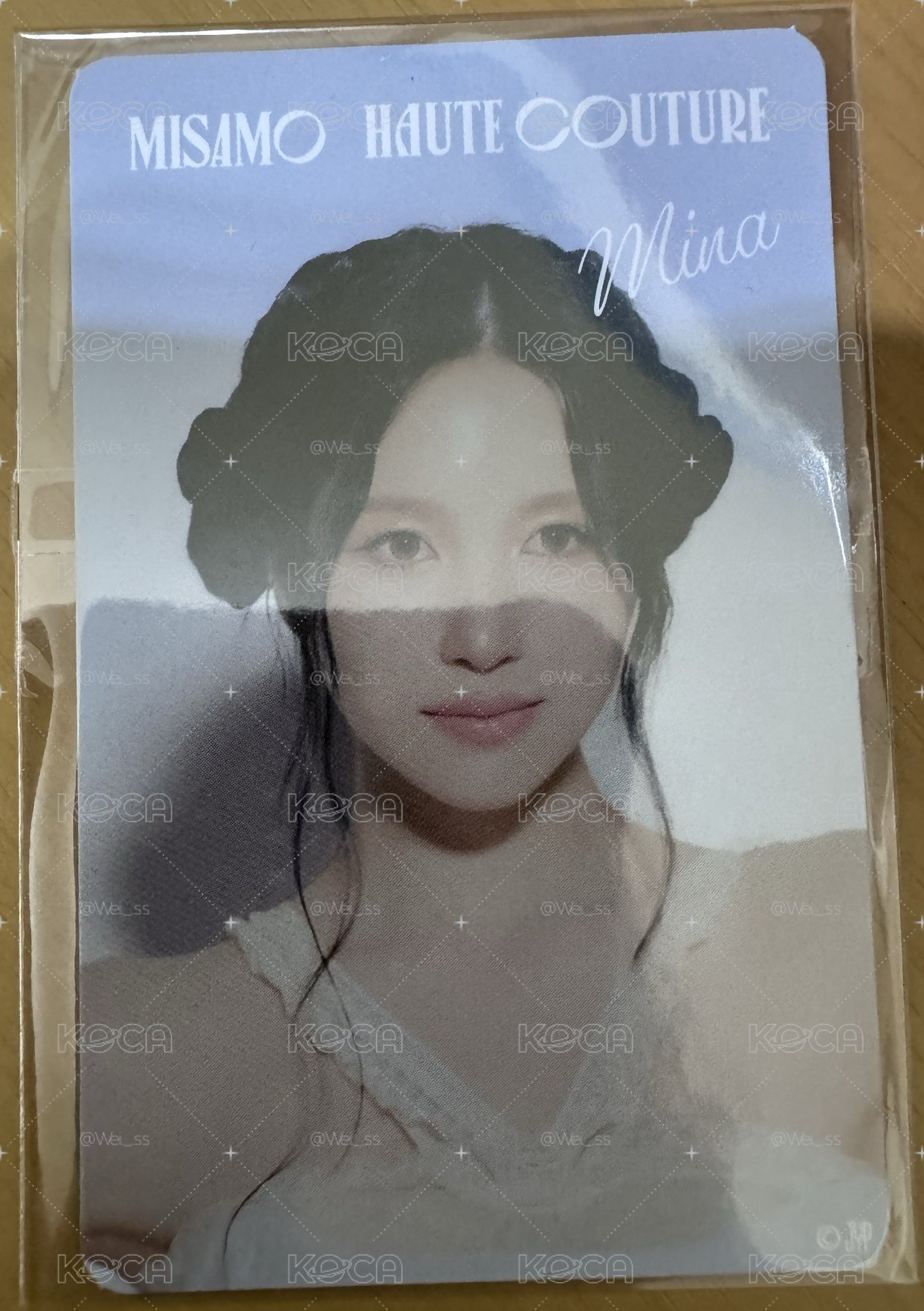 MISAMO巡迴-W會員抽選卡(mina)