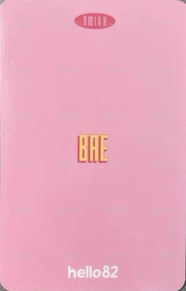 AD MARE hello82 美週 VER.1 特典卡  背面