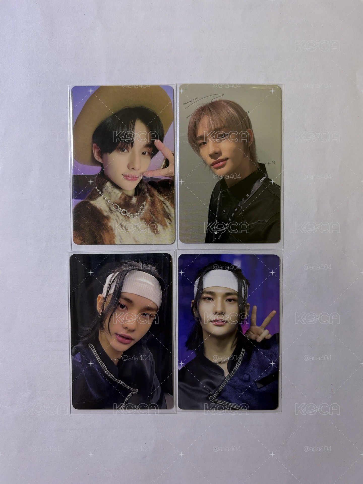 SKZ 辰d社卡 四張不拆
