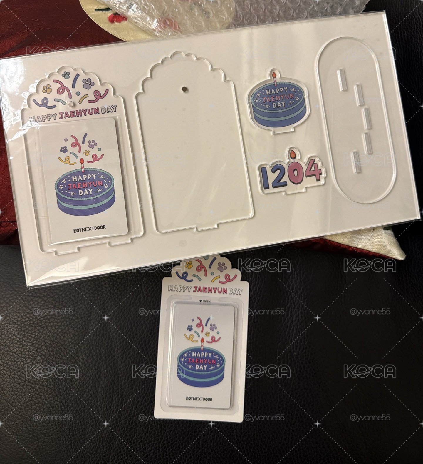 （全新未拆）宰鉉2024生日立牌+小卡組