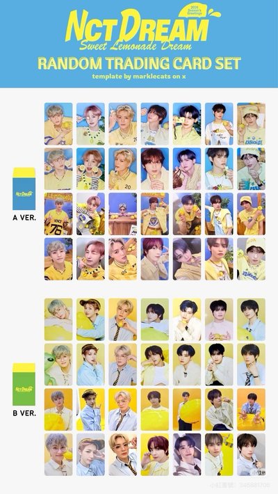 NCT Dream 2026年曆後續隨機卡