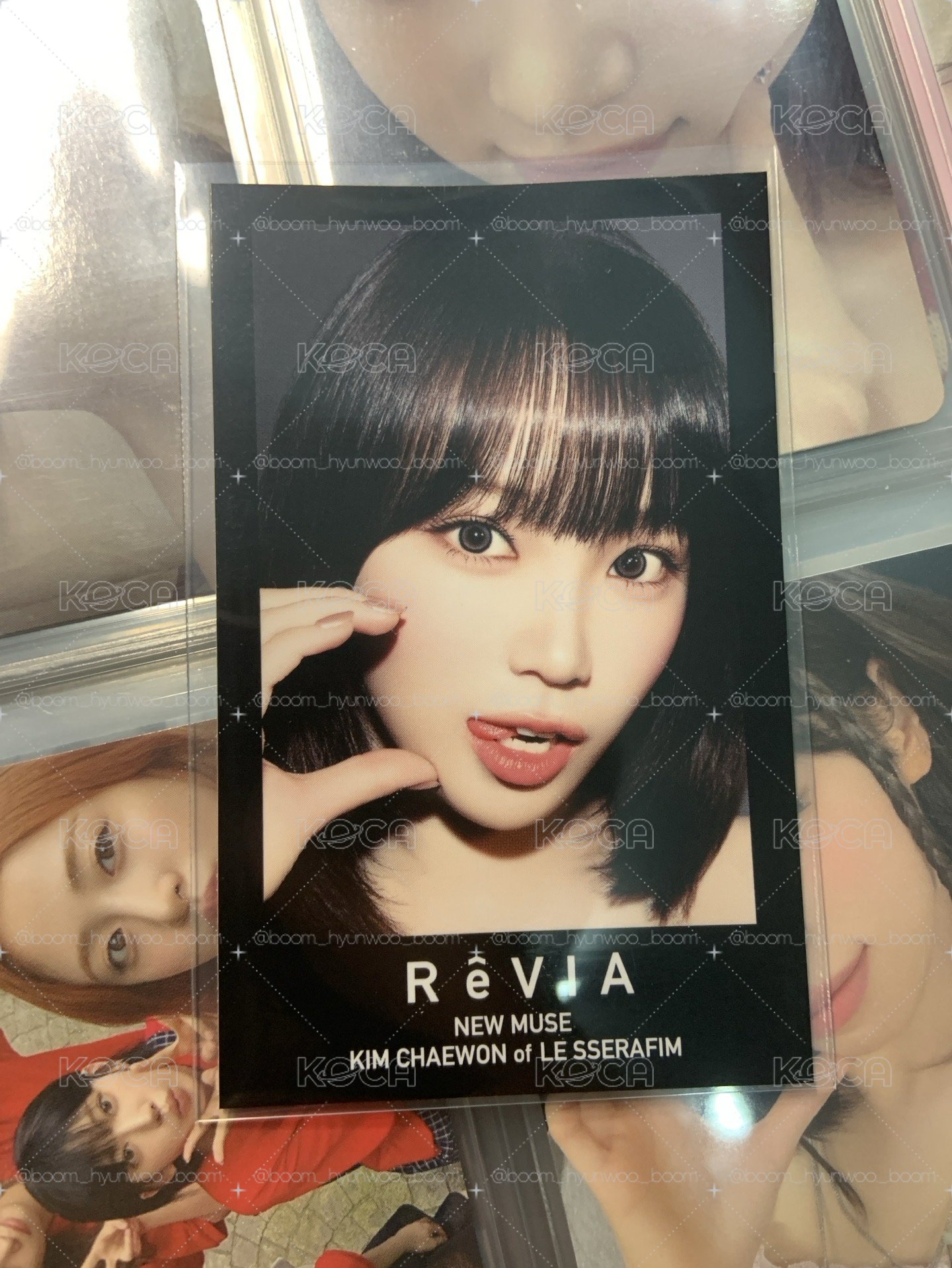RêVIA 隱眼代言貼紙卡 愛心采