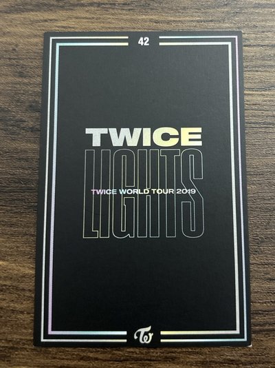 紗 TWICELIGHTS 隨機小卡💜