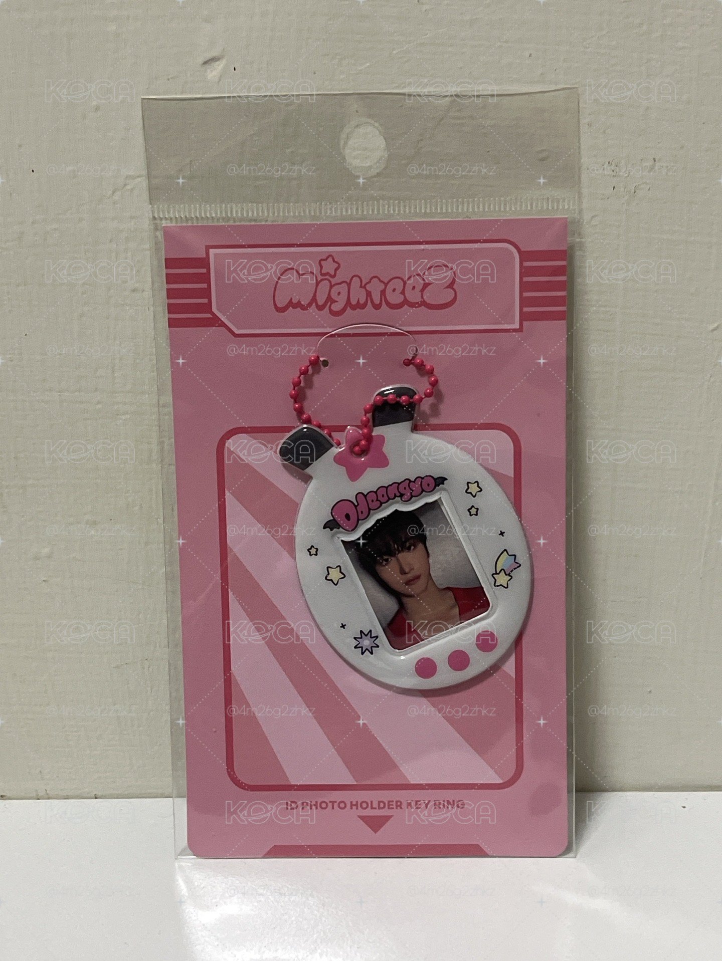 🩶MIGHTEEZ 鑰匙圈吊飾 ID PHOTO CARD HOLDER KEYRING 朴星化