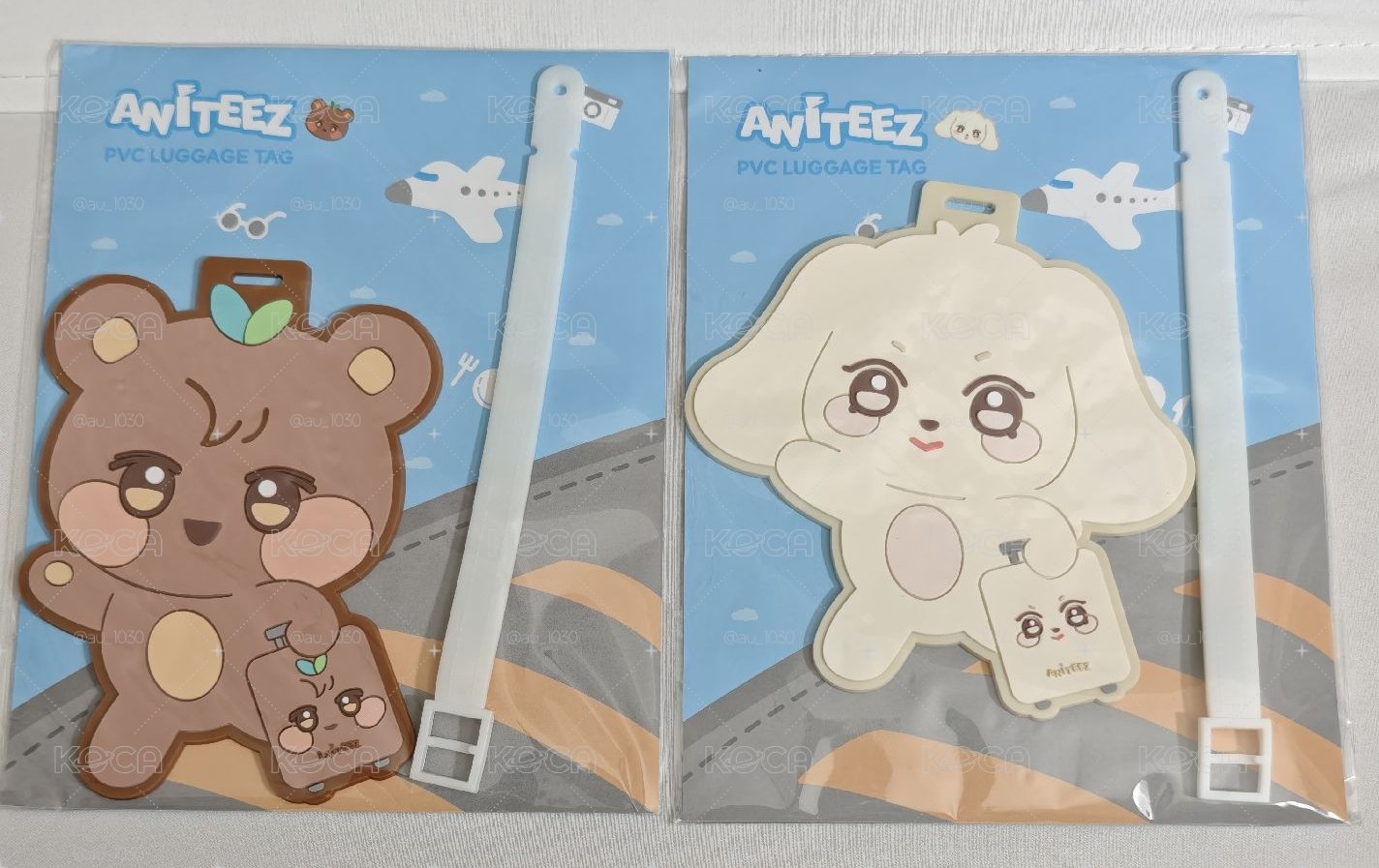 ANITEEZ🐻行李吊牌🌼鍾+尚 含卡