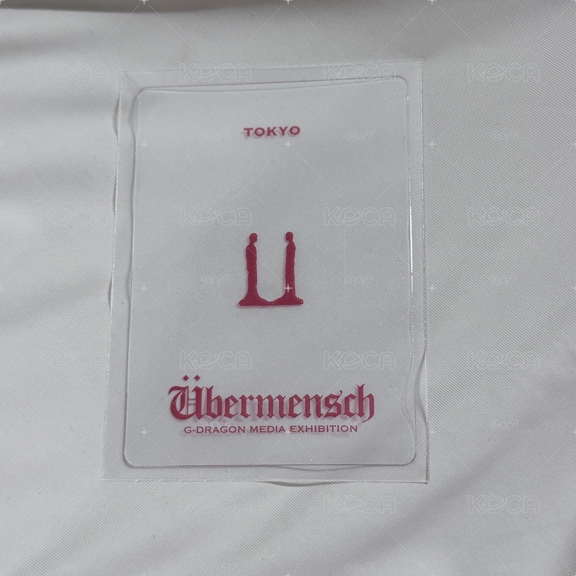 übermensch 東京展覽透卡