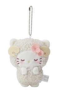 M-PLAN 吊娃 晚安小羊系列毛絨吊飾 Hello Kitty