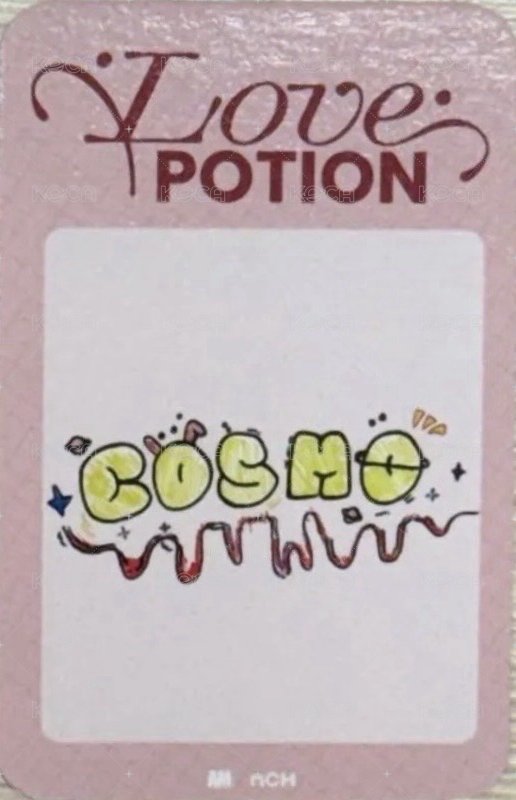 Love Potion AM STUDIO 線下 簽售卡  背面