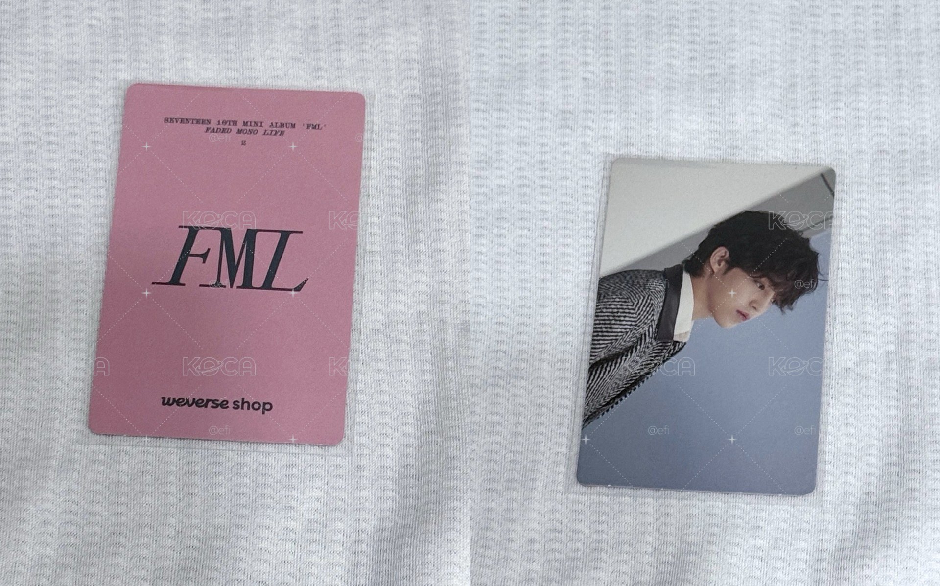 SEVENTEEN S.COUPS 崔勝哲 photocards