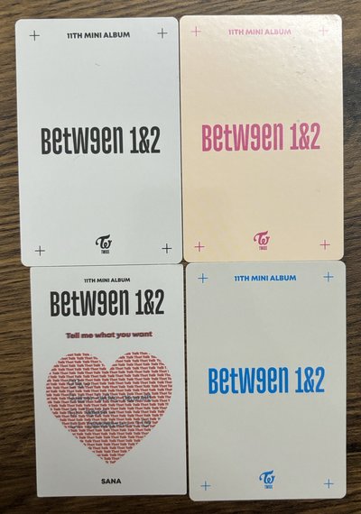 紗紗 BETWEEN 1&2 小卡區💜