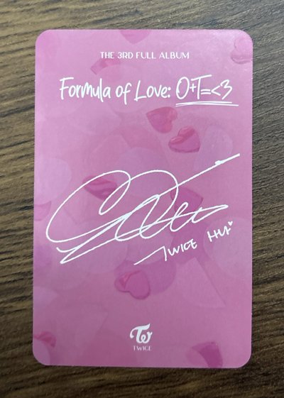 紗紗 Formula of Love: O+T=<3 小卡💜