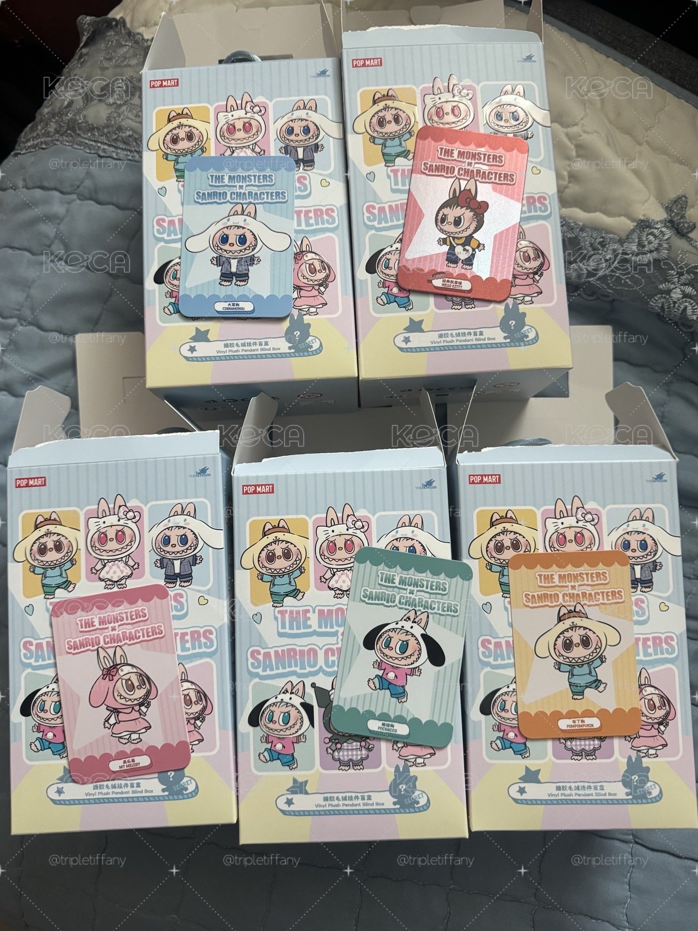 Labubu三麗鷗搪膠