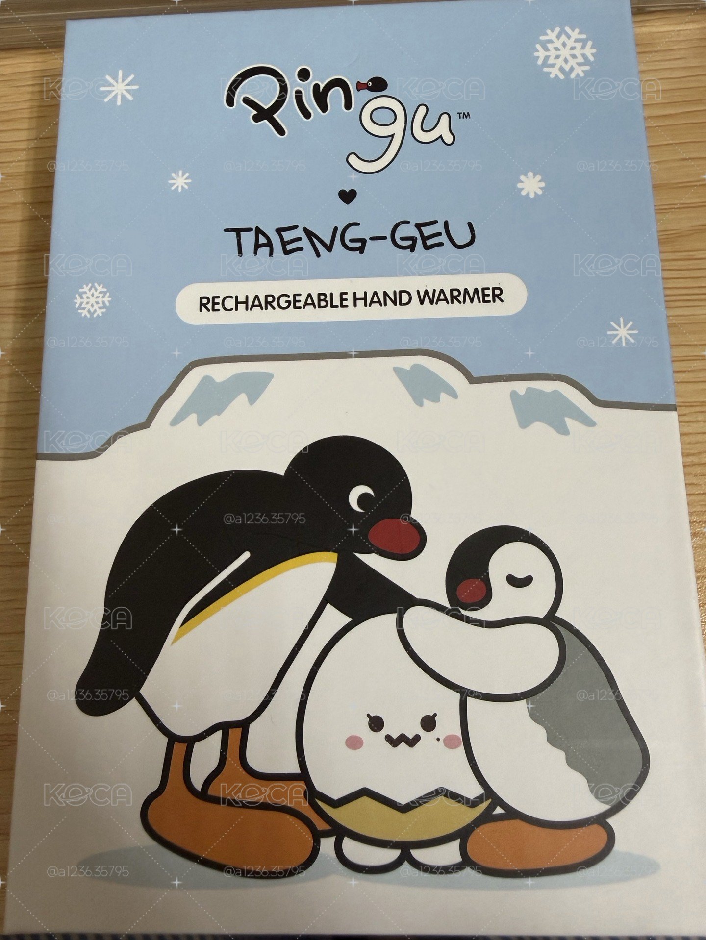（請詳閱說明）PINGU聯名快閃 充電式 暖暖包 