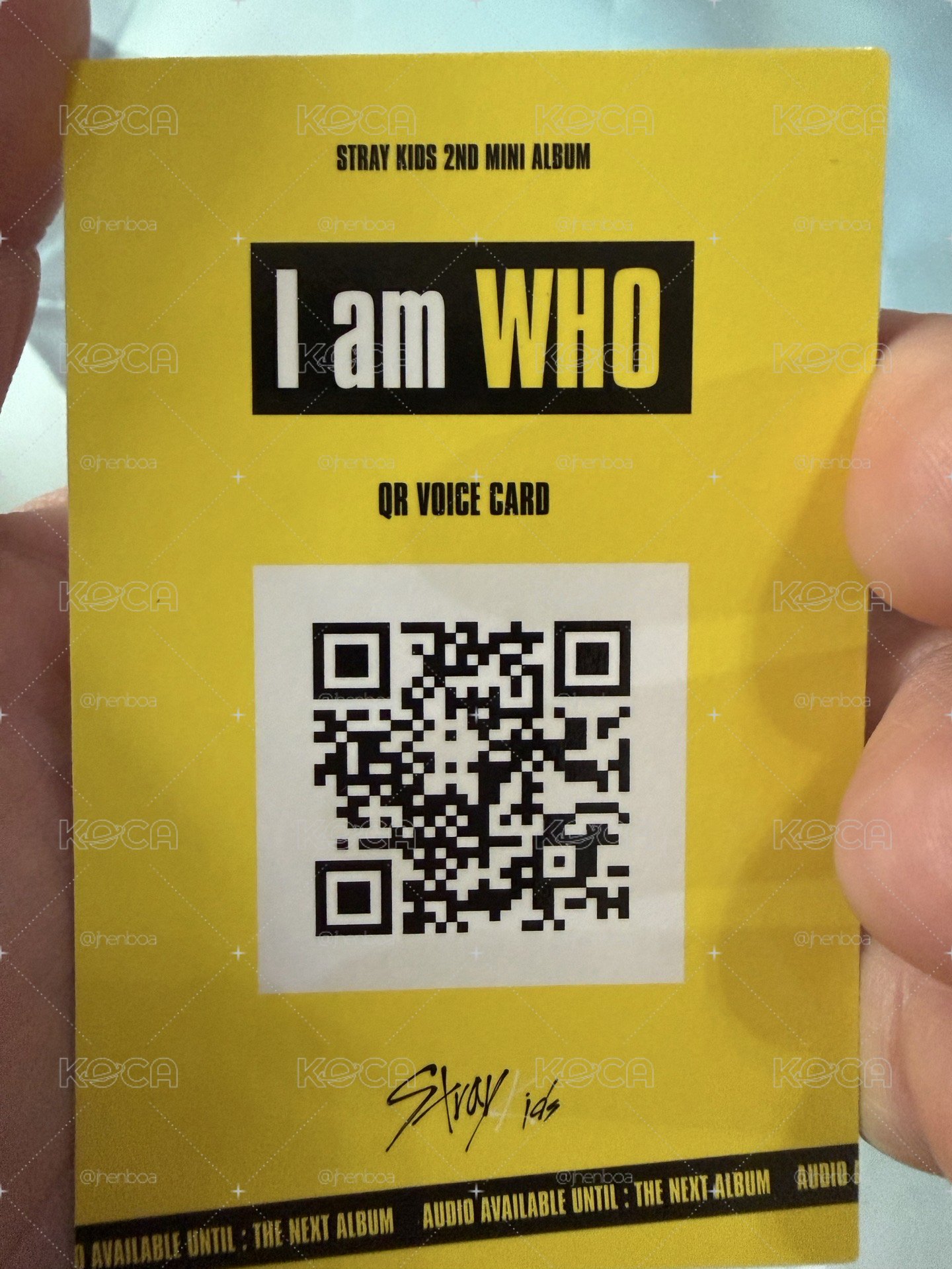 I am WHO 辰專卡