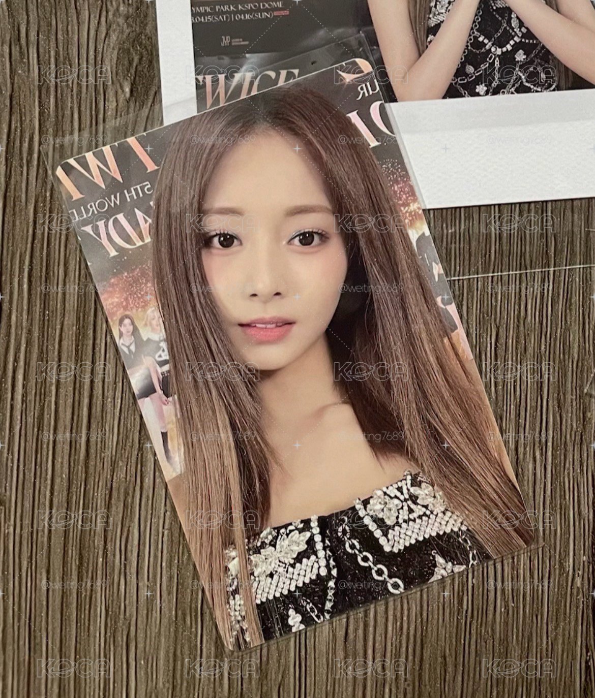 Twice_五巡Ready to be演唱會DVD卡：子瑜