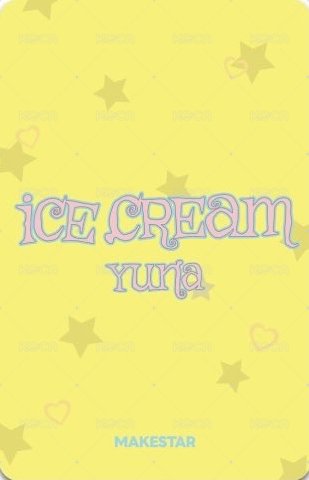 Ice Cream ms 廣州 合照 簽售卡 小雞 背面